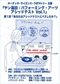 ヤン富田：パフォーミング・アーツ・アシッドテスト Vol.1 第１回「あなたはアシッド・テストにパスしたか？」