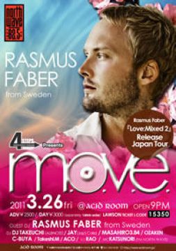 M.O.V.E  SPECIAL -Rusmus Faber "Love:Mixed2" Release Party-