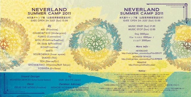 NEVERLAND SUMMER CAMP 2011