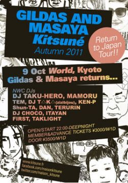 Gildas & Masaya-KITSUNE-Japan Tour Autumn 2011