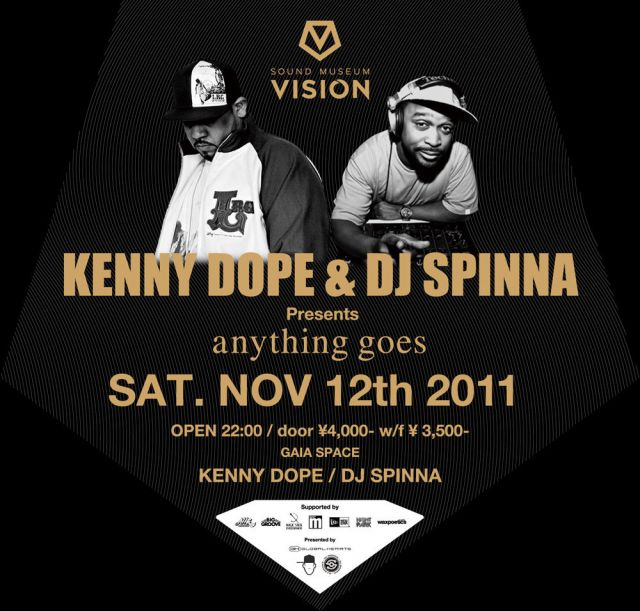 KENNY DOPE & DJ SPINNA Presents "anything goes"  