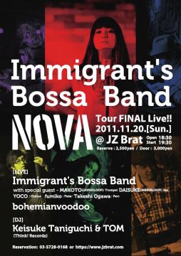 Immigrant’s Bossa Band "NOVA" Tour FINAL