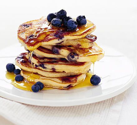 Blueberry pancakes