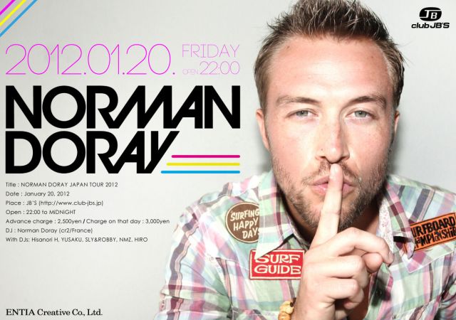 NORMAN　DORAY Japan Tour 2012　