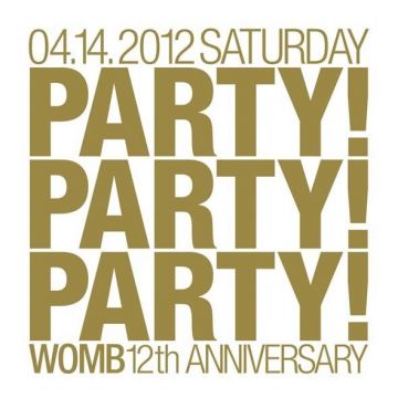 WOMB 12th ANNIVERSARY 