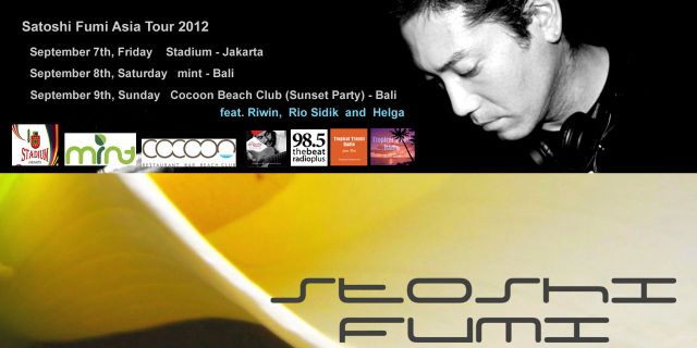 Satoshi Fumi Asia Tour 2012 at Cocoon Beach Club, Bali