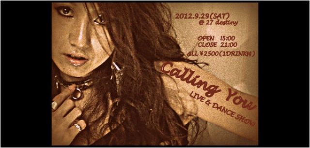 Calling You – LIVE & DANCE SHOW – / 9.29 SAT