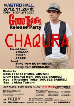 CHAQURA 『GOOD THINGS』 Release Party