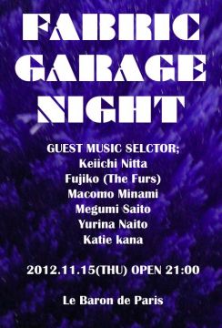 FABRIC GARAGE NIGHT