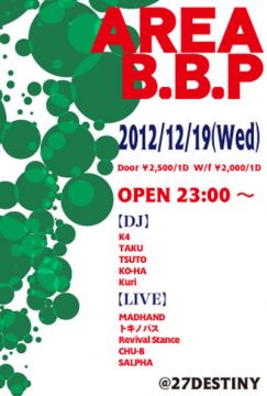 AREA B.B.P / 12.19 WED
