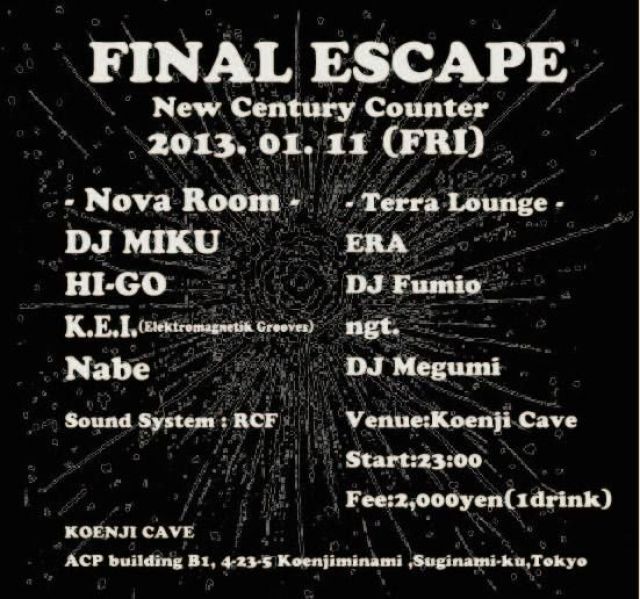 FINAL ESCAPE - New Century Counter