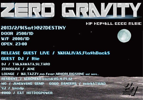 ZERO GRAVITY / 2.9 SAT