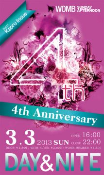 DAY&NITE 4th ANNIVERSARY