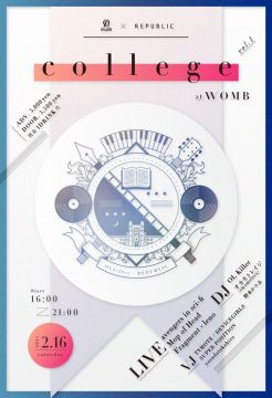 "college" vol.1＠渋谷WOMB