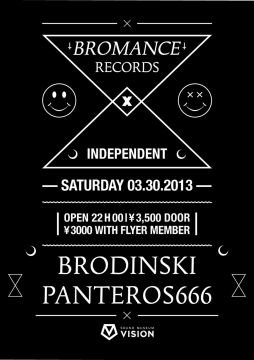 INDEPENDENT feat BROMANC Record "BRODINSKI & Panteros666 Japan Tour" 