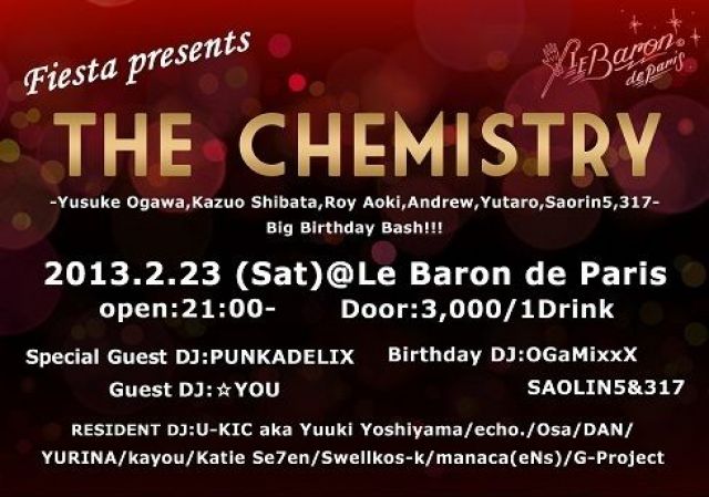 Fiesta presents “The Chemistry”