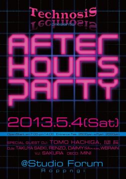 Technosis  AFTER  HOURS  PARTY