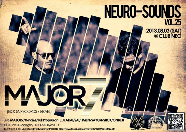 NEURO-SOUNDS Vol.25 - MAJOR7 / X-noiZe JAPAN TOUR 2013 SUMMER