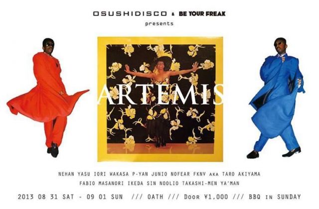 OSUSHIDISCO & Be Your Freak  presents 'ARTEMIS'