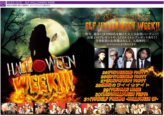 ELF Weekend Party -Halloween Party 2013-