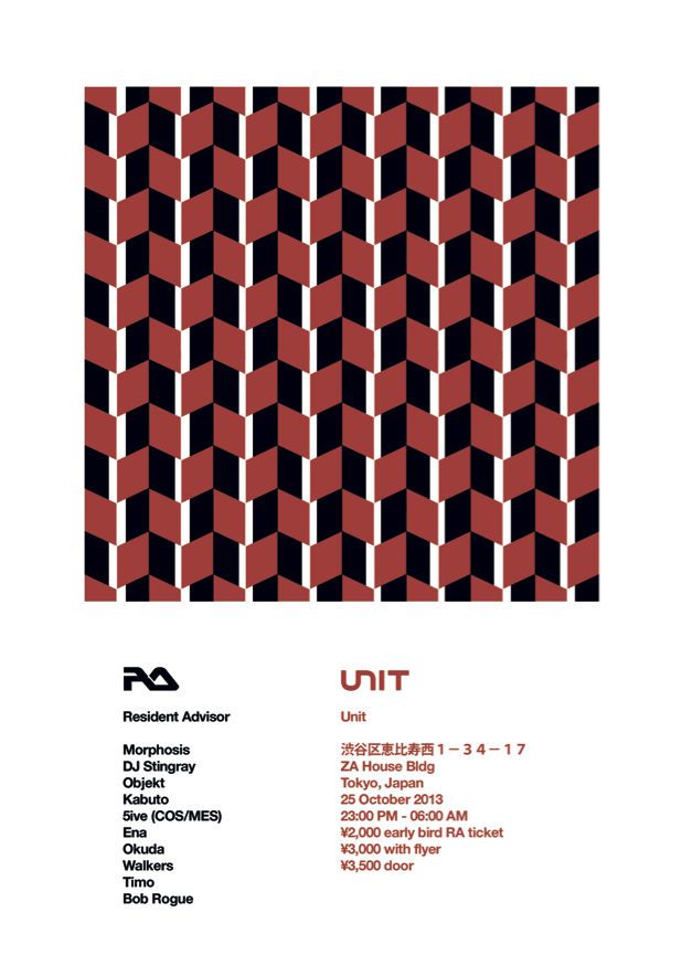 Resident Advisor with Morphosis, DJ Stingray & Objekt at Unit