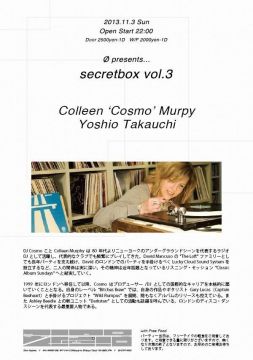 Ø presents...secretbox vol.3 feat Colleen 'Cosmo' Murpy