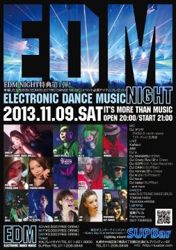 EDM(ELECTRONIC DANCE MUSIC)NIGHT