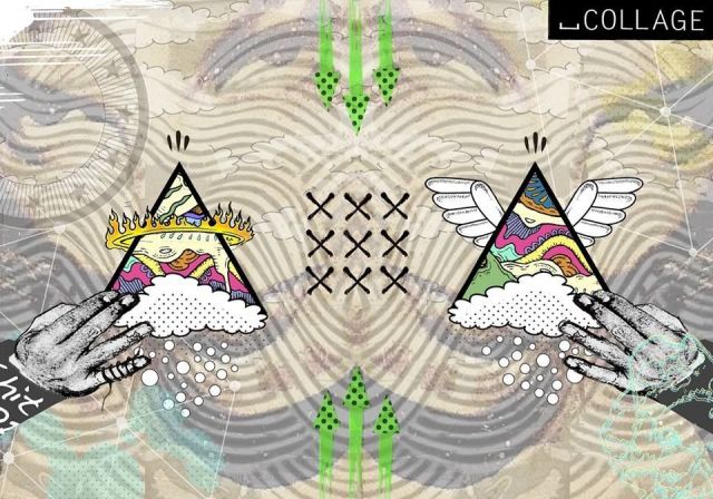 gallekikaku exhibition "␣ collage"＋LARRY CARLSON SPECIAL EXHIBITION