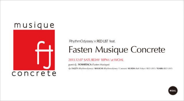 Rhythm Odyssey x RED LIST feat. "Fasten Musique Concrete"