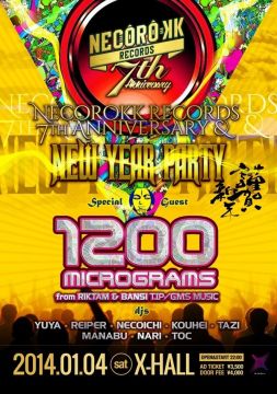 NECOROKK RECRDS 7周年 & NEW YEAR PARTY