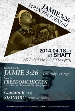 JAMIE 3:26 JAPAN TOUR SENDAI