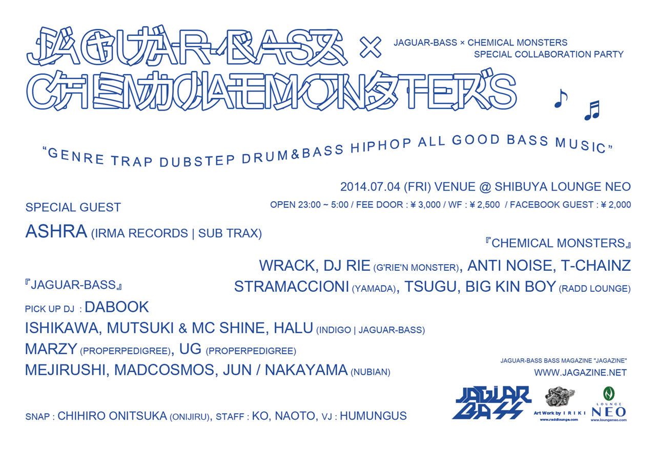 JAGUAR-BASS x CHEMICAL MONSTERS
