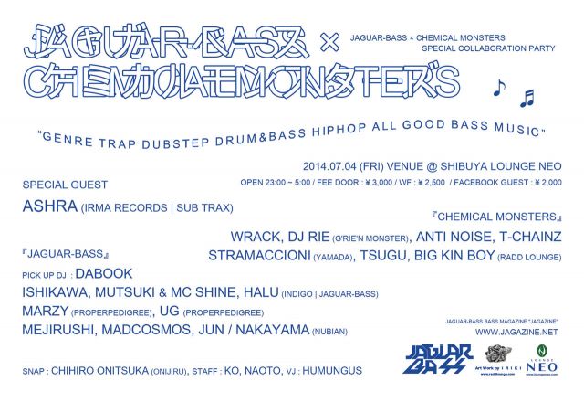JAGUAR-BASS x CHEMICAL MONSTERS