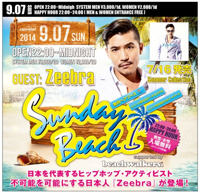 Sunday Beach supported by beachwalkers.