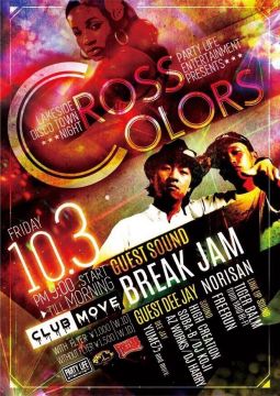 ”CROSS COLORS” LAKESIDE DISCO TOWN NIGHT