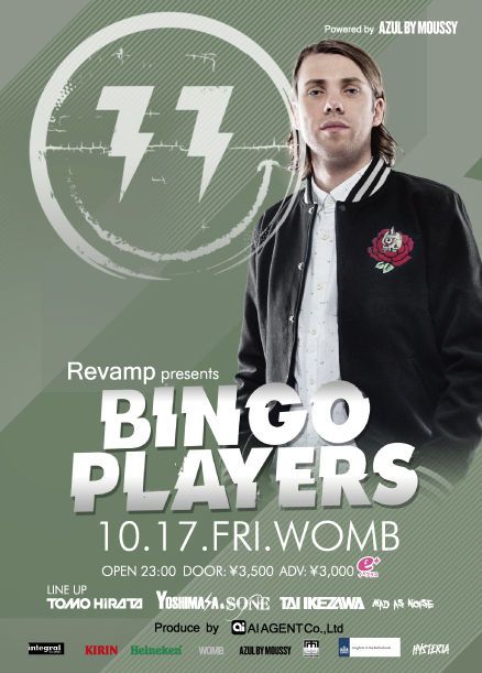 REVAMP PRESENTS BINGO PLAYERS POWERED BY AZUL BY MOUSSY