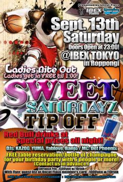 SWEET SATURDAYZ "TIP OFF"