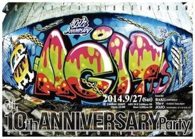 【AGIT 10th ANNIVERSARY】 at YANKEE COURT