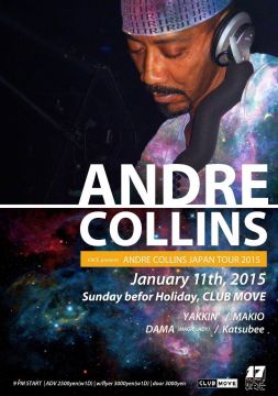 FACE presents ANDRE COLLINS JAPAN TOUR 2015