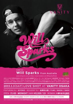 LOVE SHOT – HAPPY NEW YEAR 2015 SP GUEST "WILL SPARKS"