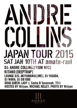 ANDRE COLLINS JAPAN TOUR 2015