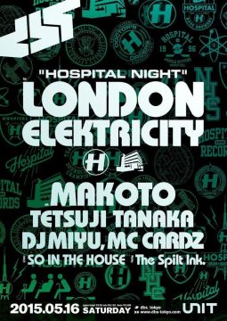 DBS presents "HOSPITAL NIGHT"  feat. LONDON ELEKTRICITY (Hospital Records, UK)