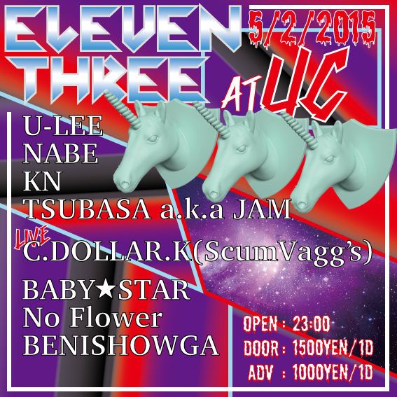 ELEVEN THREE - weekend special -