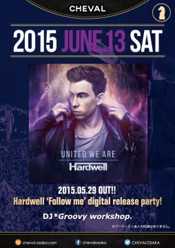 RED Hardwell “Follow me” digital release party! 「Champagne SATURDAY」