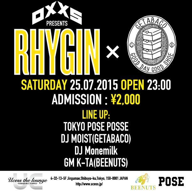 OXXS PRESENTS RHYGIN × GETABACO ALL NIGHT SPECIAL