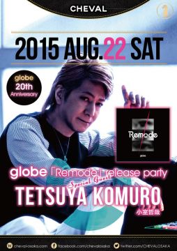 RED TETSUYA KOMURO 小室哲哉 – globe “Remode” release party 「Champagne SATURDAY」