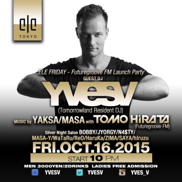 ELE Fridays-DJ YVES V-