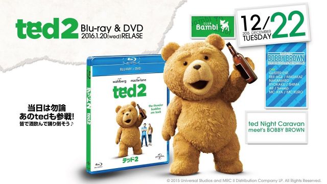 ted Night Caravan meet’s BOBBY BROWN 【BOBBY BROWN】火曜バンビ