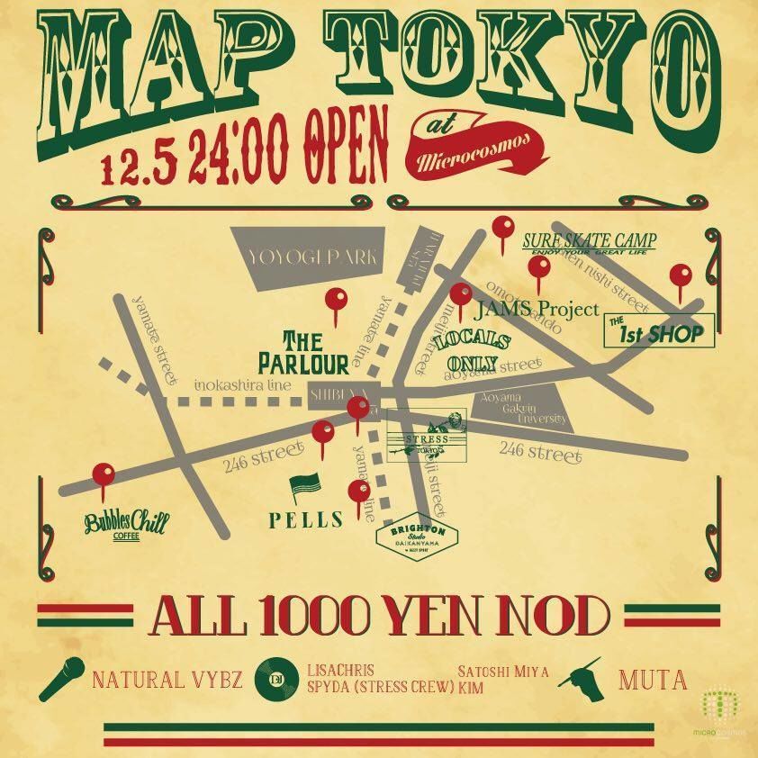 MAP TOKYO