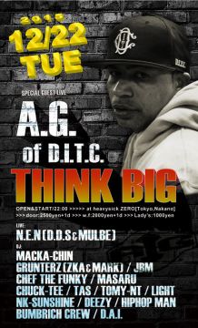 THINK BIG × A.G. of D.I.T.C.